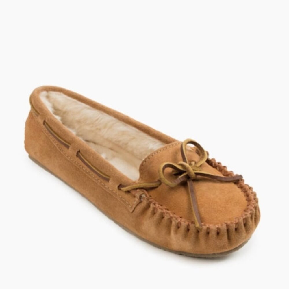 Minnetonka Cally Moccasin Slipper Size 6